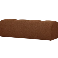 Woood MOJO eetbankje 164CM boucle roestbruin melange