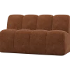 Woood Mojo Eetbankje 164 Cm Met Rugleuning Wollig Roestbruin