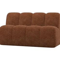 Woood Mojo Eetbankje 164 Cm Met Rugleuning Wollig Roestbruin