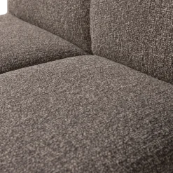 Woood Mojo Eetbankje 84cm Met Rugleuning Boucle Bruin Melange