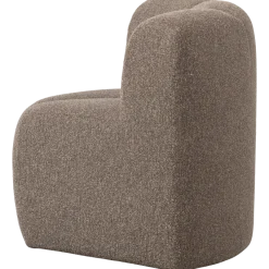 Woood Mojo Eetbankje Hoek Met Rugleuning Boucle Bruin Melange