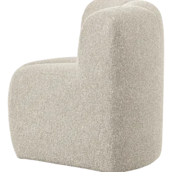 Woood Mojo Eetbankje Hoek Met Rugleuning Boucle Beige Melange