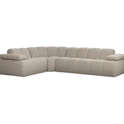 Woood Mojo Hoekbank Links Boucle Beige Melange