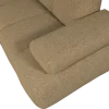 Woood Mojo Hoekbank Rechts Boucle Geel/Bruin Melange