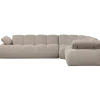 Woood Mojo Hoekbank Rechts Boucle Beige Melange