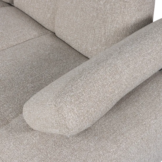Woood Mojo Hoekbank Rechts Boucle Beige Melange
