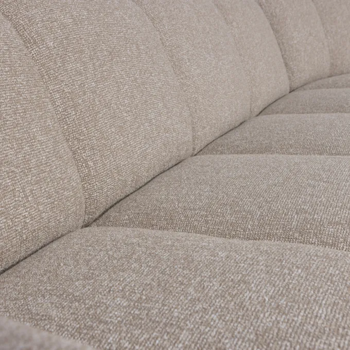 Woood Mojo Hoekbank Rechts Boucle Beige Melange