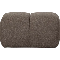 Woood Mojo poef 45x84x64cm boucle bruin melange