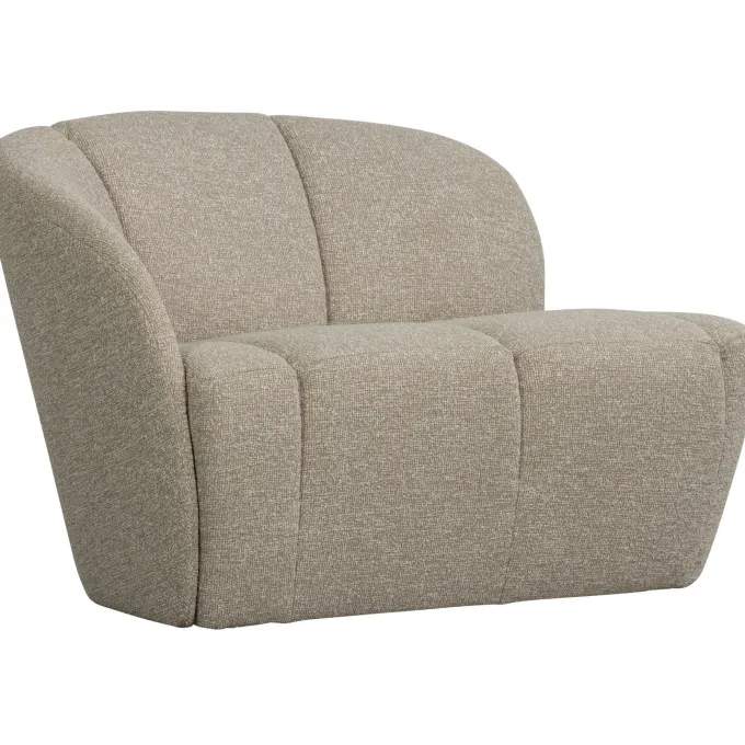 Woood Mojo 2-zits bankje links bouclé beige melange