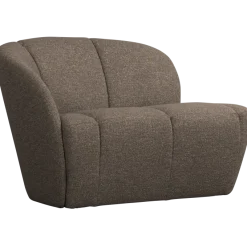 Woood Mojo 2-Zits Bankje Links Boucle Bruin Melange