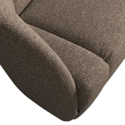 Woood Mojo 2-Zits Bankje Links Boucle Bruin Melange