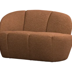 Woood Mojo 2-Zits Bankje Links Boucle Roestbruin Melange