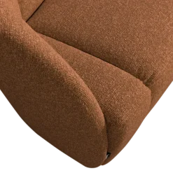 Woood Mojo 2-Zits Bankje Links Boucle Roestbruin Melange