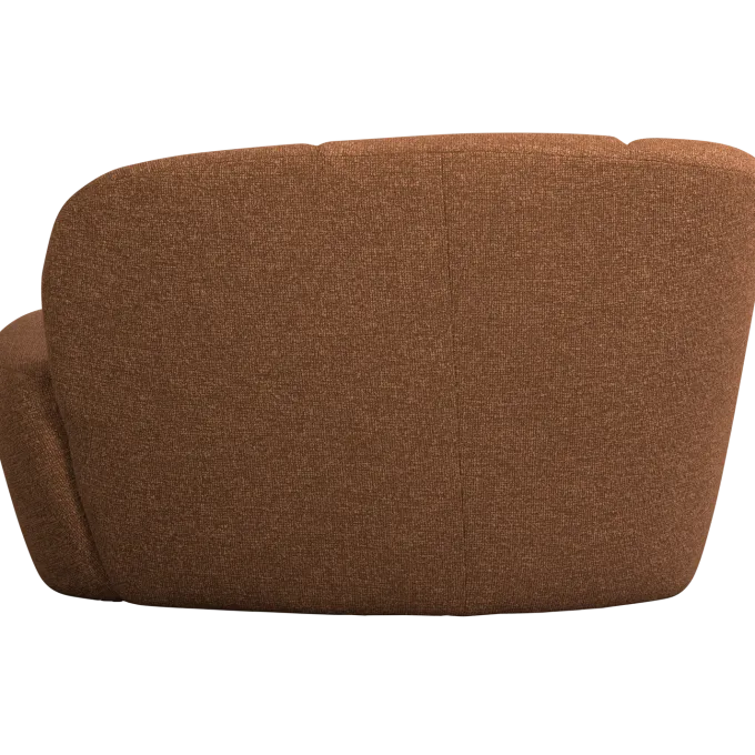 Woood Mojo 2-Zits Bankje Links Boucle Roestbruin Melange