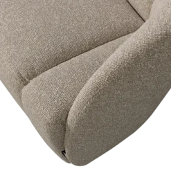 Woood Mojo 2-Zits Bankje Rechts Boucle Beige Melange