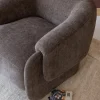 Woood Moru Fauteuil Chenille Donkerbruin [FSC]