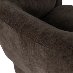 Woood Moru Fauteuil Chenille Donkerbruin [FSC]