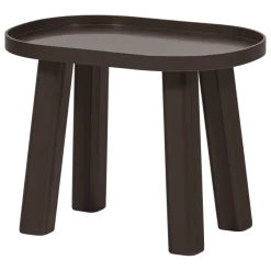 Woood Mosa Bijzettafel Hout 60x41 Cm Donkerbruin [FSC]