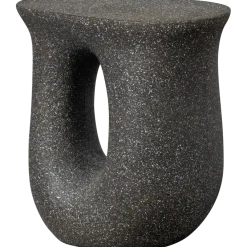 Woood Moson bijzettafel met spikkels zwart
