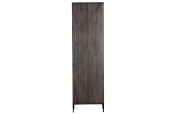 Woood New Gravure Hoge Kast Met Lade Essen Espresso [fsc]