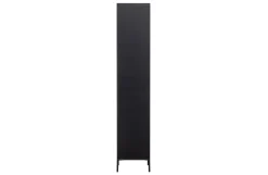 Woood New Gravure Hoge Kast Met Lade Grenen Zwart [fsc]