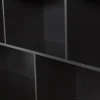 Woood NEW GRAVURE opzetkast grenen zwart [fsc]