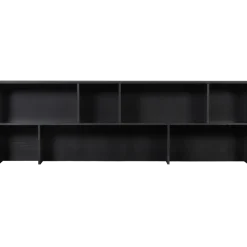 Woood NEW GRAVURE opzetkast grenen zwart [fsc]