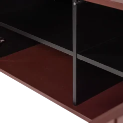Woood New gravure tv meubel 100 cm bordeauxrood [fsc]