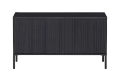 Woood New Gravure Tv Meubel 100 Cm Grenen Zwart [fsc]