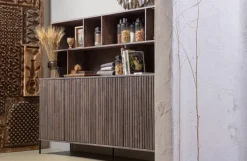 Woood New Gravure Wandkast Essen Espresso [fsc]