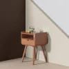 Woood Nils Nachtkastje/Bijzettafel Hout Oudroze [fsc]