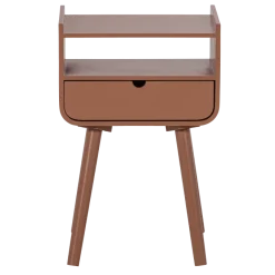 Woood Nils Nachtkastje/Bijzettafel Hout Oudroze [fsc]