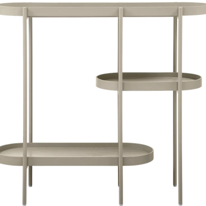 Woood Noan Sidetable Hout/metaal Antique Beige