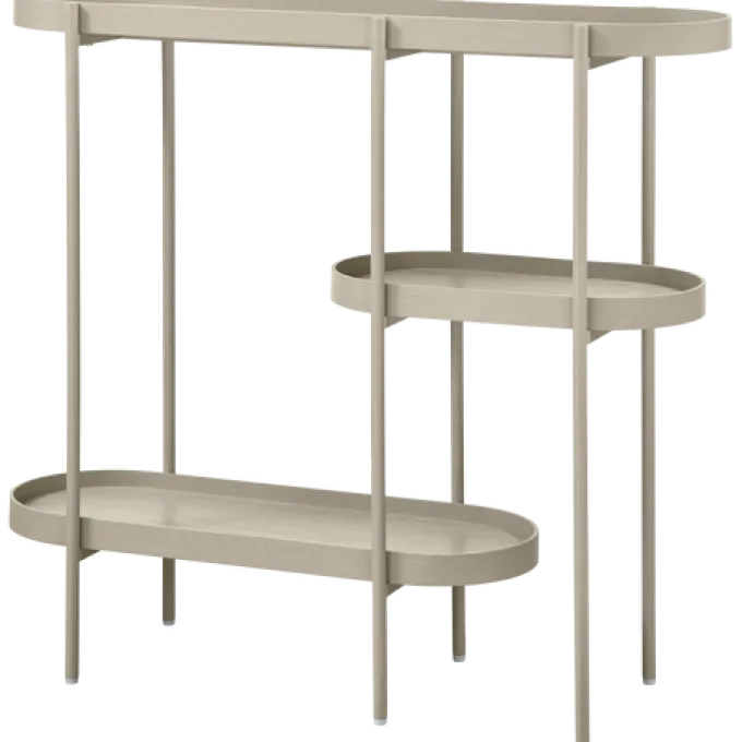 Woood Noan Sidetable Hout/metaal Antique Beige