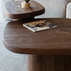 Woood Nodu Bijzettafel Mangohout Bruin [FSC]