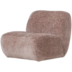 Woood Nomu Fauteuil Craquele Velvet Lichtroze [fsc]