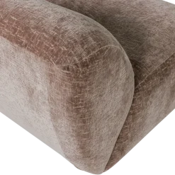 Woood Nomu Fauteuil Craquele Velvet Lichtbruin [fsc]