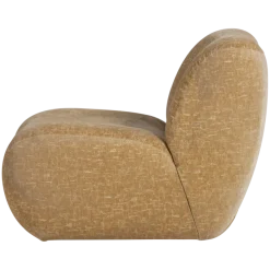 Woood Nomu Fauteuil Craquele Velvet Lichtgeel [fsc]