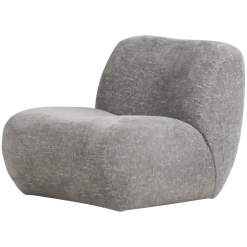 Woood Nomu Fauteuil Craquele Velvet Lichtblauw [FSC]