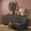 Woood Nomu Fauteuil Grove Chenille Antraciet [fsc]