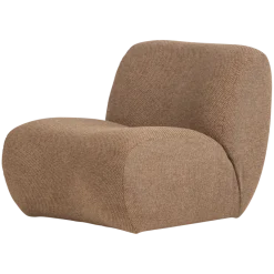 Woood Nomu Fauteuil Grove Chenille Lichtbruin [fsc]