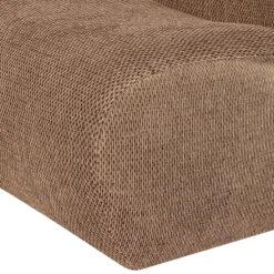 Woood Nomu Fauteuil Grove Chenille Lichtbruin [fsc]