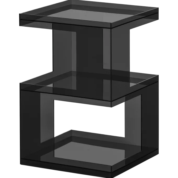 Woood Noro Bijzettafel Acryl Grijs