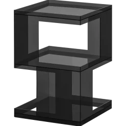 Woood Noro Bijzettafel Acryl Grijs
