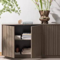 Woood Nova Dressoir 200 Cm Grenen Truffel Bruin [fsc]