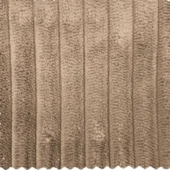 Woood Novi chaise longue bank rechts ribstof taupe