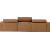 Woood Novi chaise longue bank rechts boucle karamelbruin