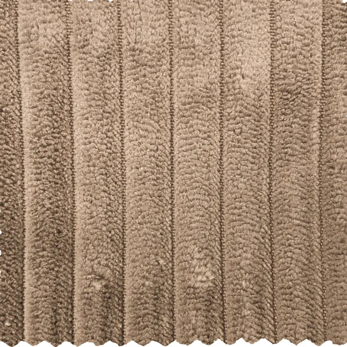 Woood Novi chaise longue bank links ribstof taupe