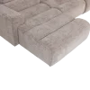 Woood Novi chaise longue bank links naturel melange