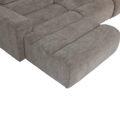 Woood Novi chaise longue bank links grijs melange
